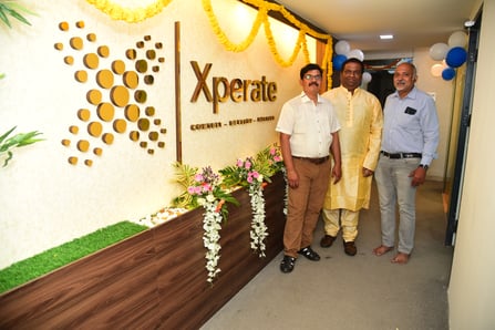 Pune office opening - Bharat (centre) at Xperate Sign