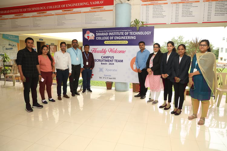 Attending the Sharad Institute of Technology