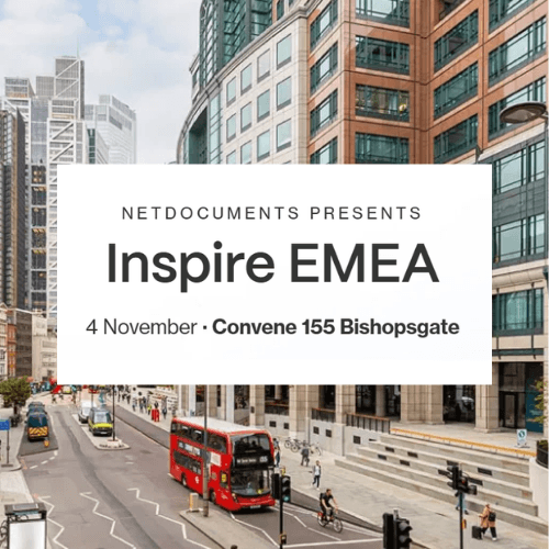 NetDocuments Inspire Conference